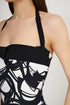 Shan Billy Knotted One-Piece Bandeau Swimsuit