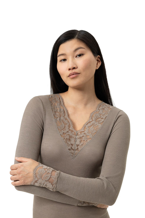 Mey Serie Wool Love T-shirt Long Sleeve