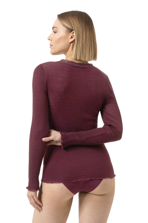 Mey Serie Wool Expressive T-shirt Long Sleeve