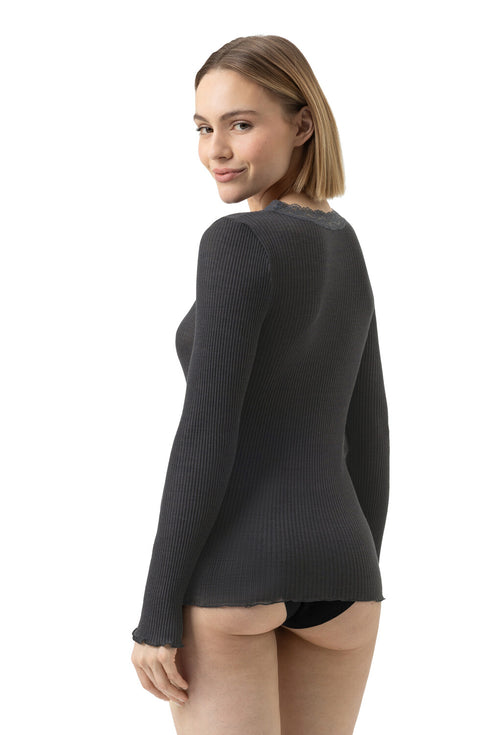 Mey Serie Wool Expressive T-shirt Long Sleeve