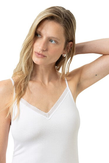 Mey Serie Modal Lace Spaghetti Top