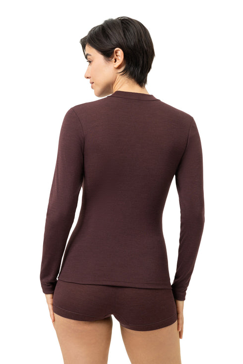 Mey Serie Wool&Silk T-shirt Long Sleeve