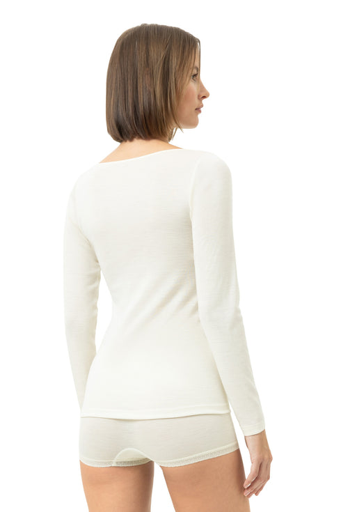 Mey Serie Wool&Silk T-shirt Long Sleeve