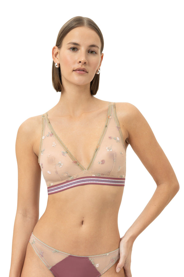 Mey Serie Poetry Bloom & Memory Triangle Bra