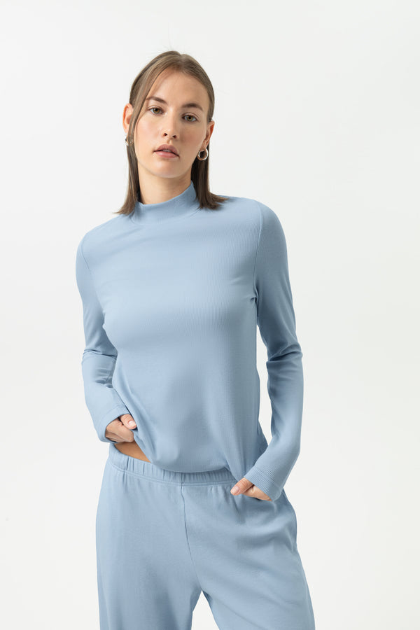 Mey Serie Casual Rib T-shirt Long Sleeve