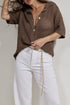 Gottex Beach Life Robbie Crochet Collared Beach Top