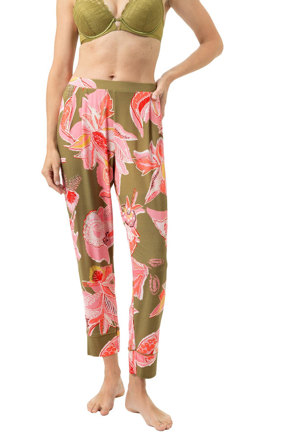Mey Serie Flower Whirl Pants Ankle Cut
