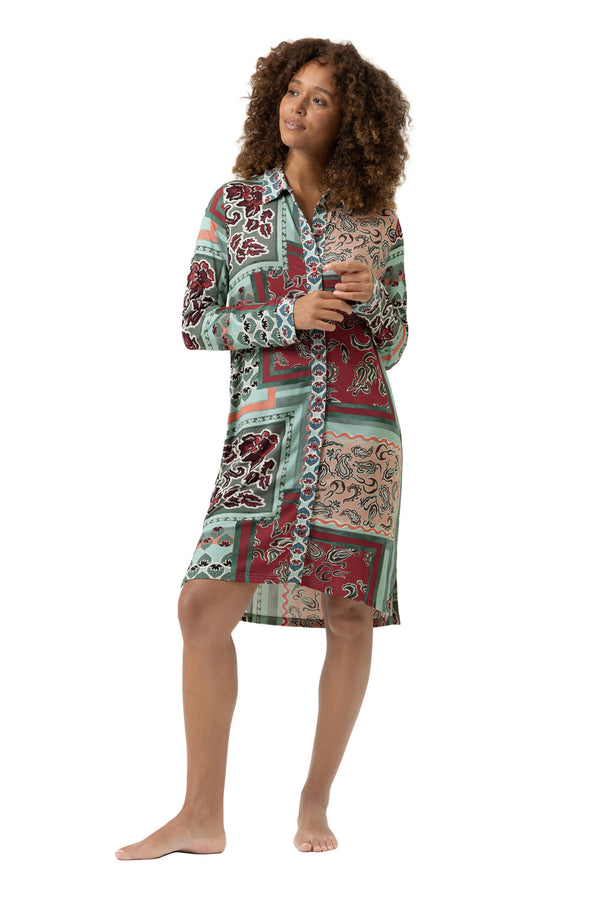 Mey Serie Mystical Maze Sleepshirt Long Sleeve