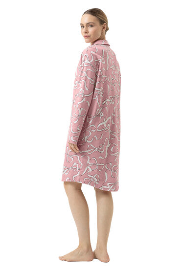 Mey Serie Pretty Bows Sleepshirt Long Sleeve