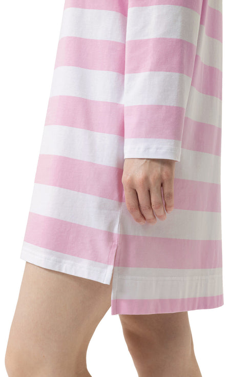 Mey Serie Streaked Lines Sleepshirt Long Sleeve