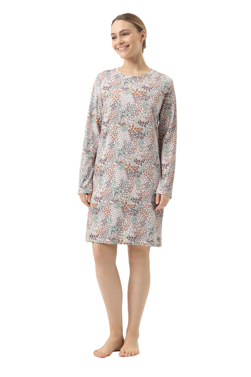 Mey Serie Flower Bed Sleepshirt Long Sleeve