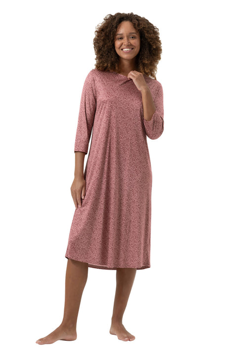 Mey Serie Little Vines Sleepshirt 3/4 Sleeve