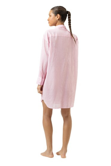 Mey Serie Cotton Stripes Sleepshirt Long Sleeve