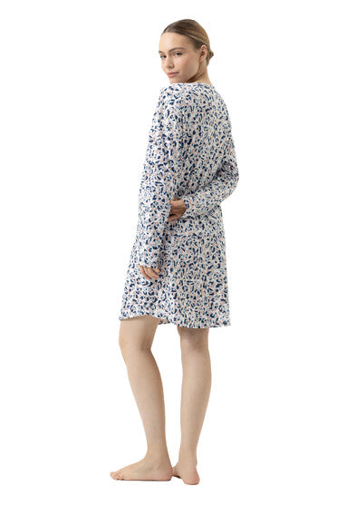 Mey Serie Soft Leo Sleepshirt Long Sleeve