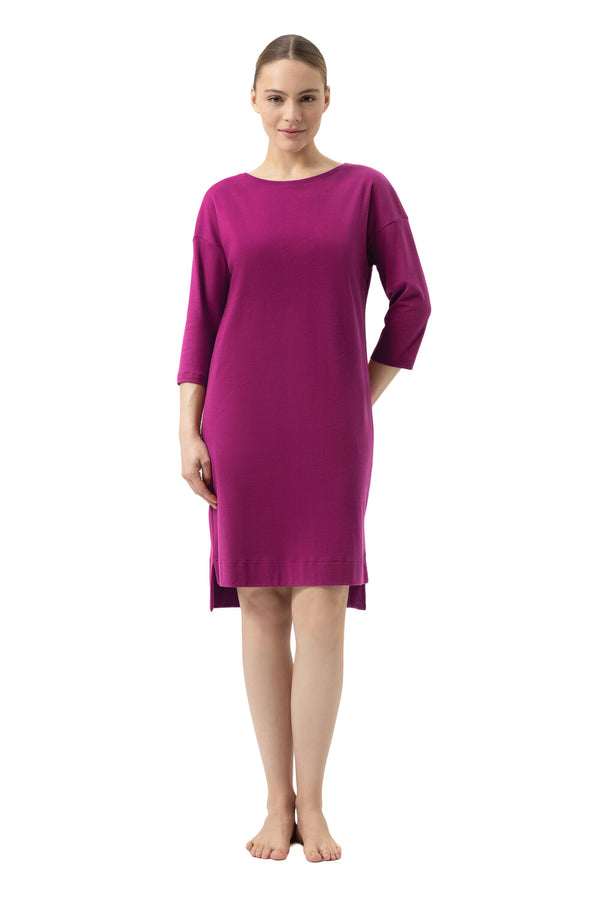 Mey Serie Pink Silhouettes Sleepshirt 3/4 Sleeve