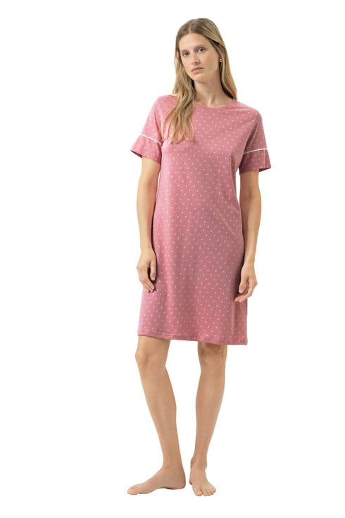 Mey Serie Crochet Dots Sleepshirt Short Sleeve