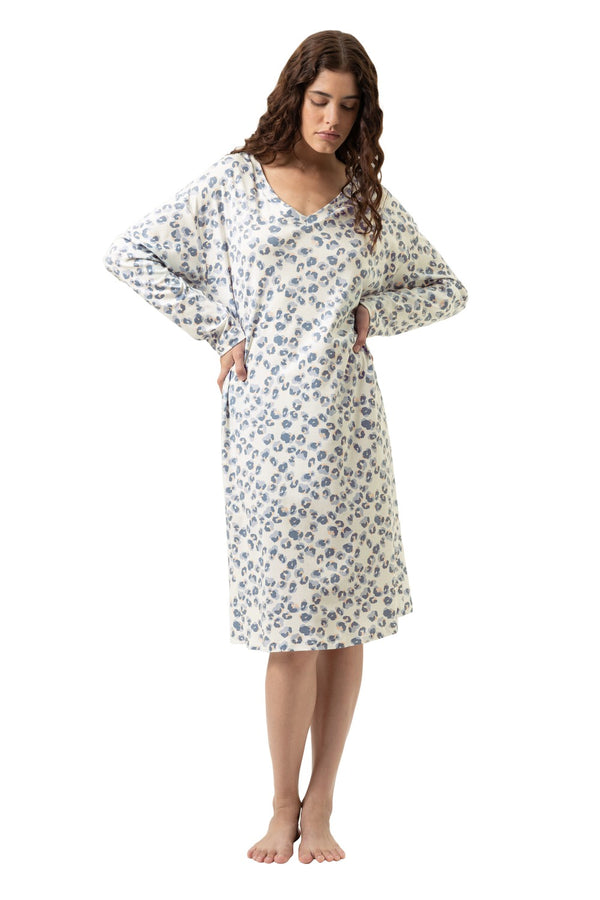 Mey Serie Wild Violets Sleepshirt Long Sleeve