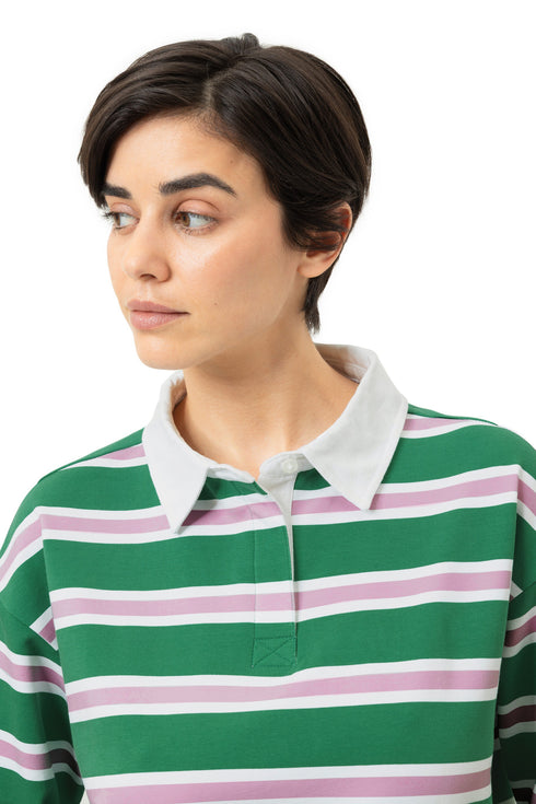Mey Serie Touchline Stripes Sweatdress Long Sleeve