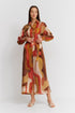 Shan Soie Maxi Shirt Dress