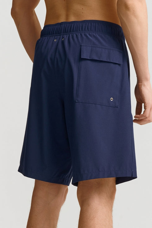 Shan Henry Long Fit Stretch And Quick Dry Swim Trunks