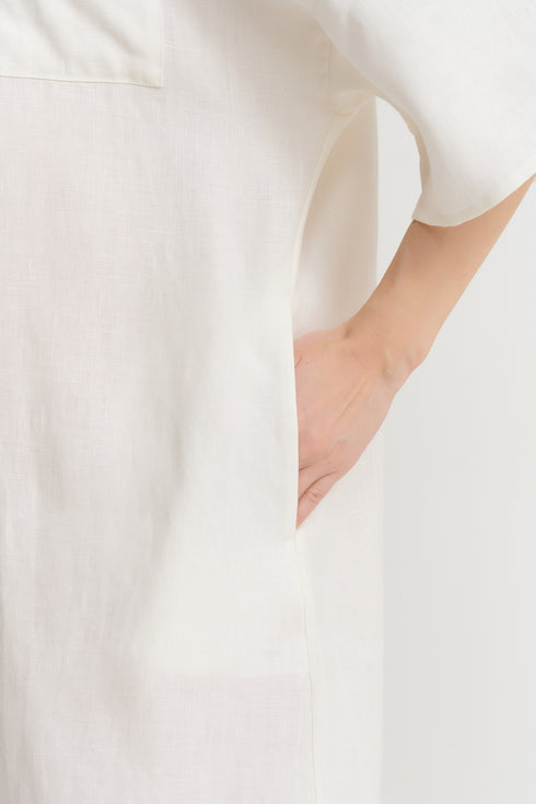 Shan Lina Linen Shirt Dress