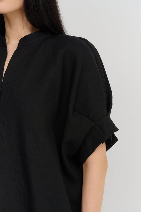 Shan Lina Linen Tunic Top