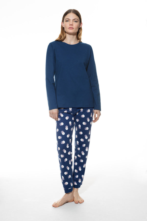 Mey Serie Scribbled Dots Pyjama 7/8 Length, Long Sleeve
