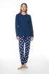 Mey Serie Scribbled Dots Pyjama 7/8 Length, Long Sleeve
