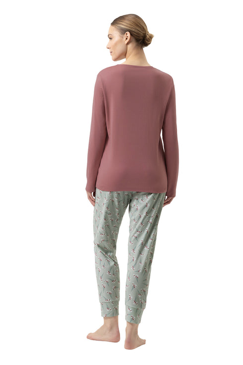 Mey Serie Blooming Buds Pyjama 7/8 Length, Long Sleeve