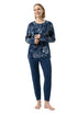 Mey Serie Nostalgia Pyjama 7/8 Length, Long Sleeve