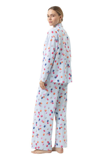 Mey Serie Flying Macarons Pyjama Full Length