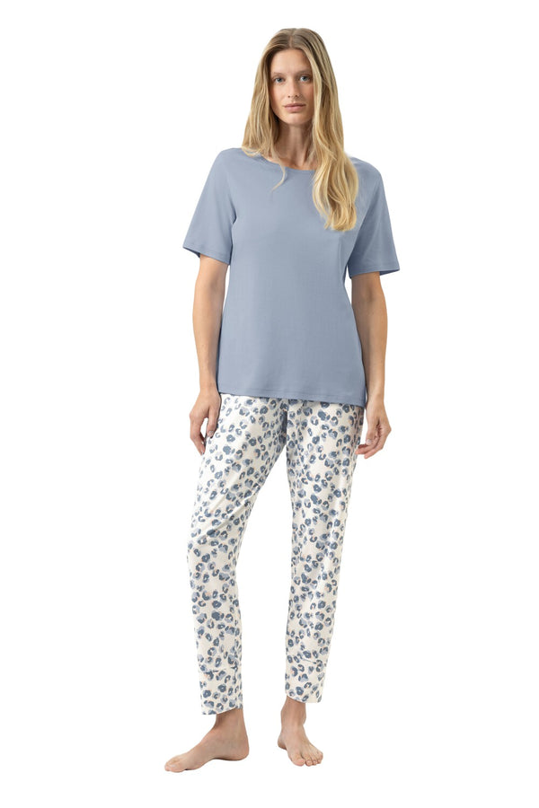 Mey Serie Wild Violets Pyjama 7/8 Length, Short Sleeve