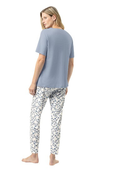 Mey Serie Wild Violets Pyjama 7/8 Length, Short Sleeve