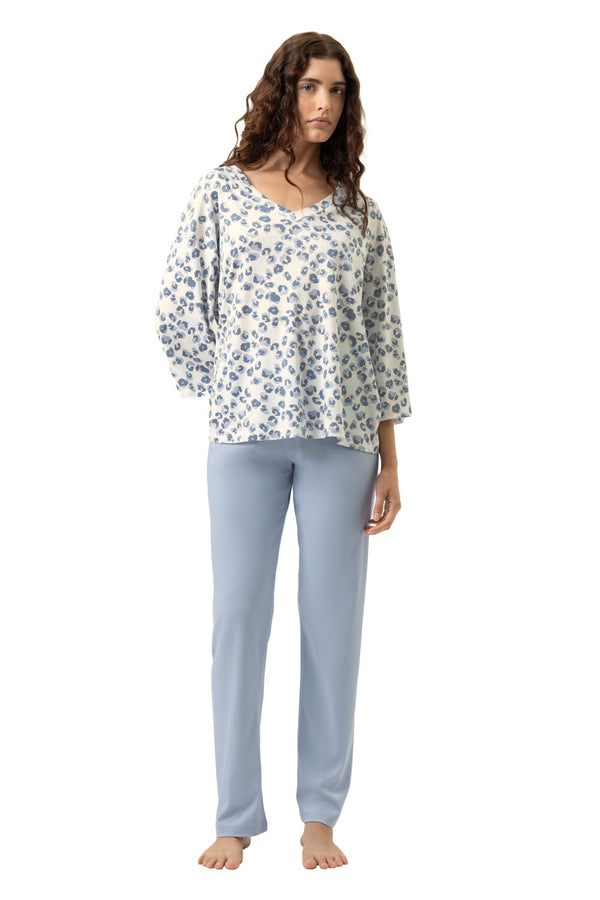 Mey Serie Wild Violets Pyjama Full Length, 3/4 Sleeve