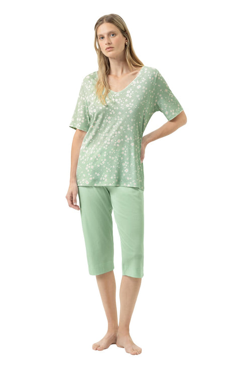 Mey Serie Daisy Delight Pyjama Capri-short, Short Sleeve
