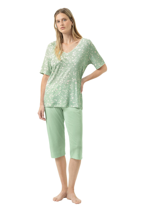 Mey Serie Daisy Delight Pyjama Capri-short, Short Sleeve