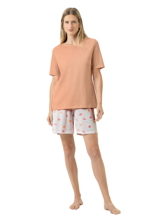 Mey Serie Grapefruit Bliss Pyjama Short Pant, Short Sleeve
