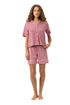 Mey Serie Crochet Dots Pyjama Short Pant, Short Sleeve