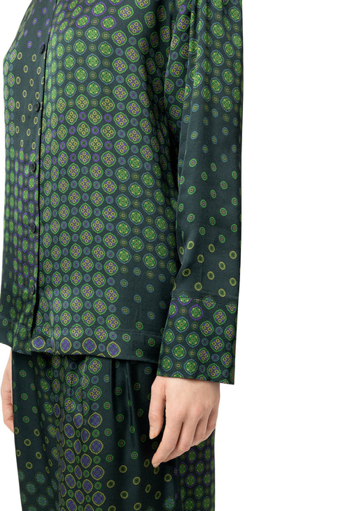 Mey Serie Greenline Tie Pyjama Full Length