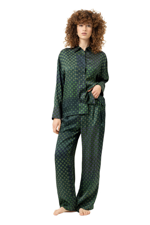Mey Serie Greenline Tie Pyjama Full Length