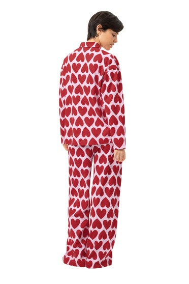 Mey Serie Sugar Hearts Pyjama Full Length