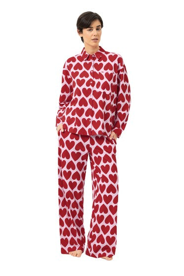 Mey Serie Sugar Hearts Pyjama Full Length