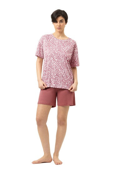 Mey Serie Sleepy Leo Pyjama Short Pant, Short Sleeve