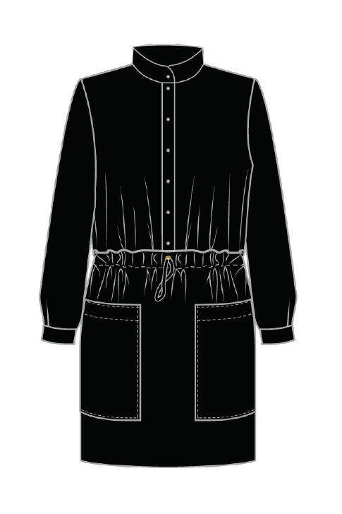 Shan Maxime Casual Long-Sleeve Dress