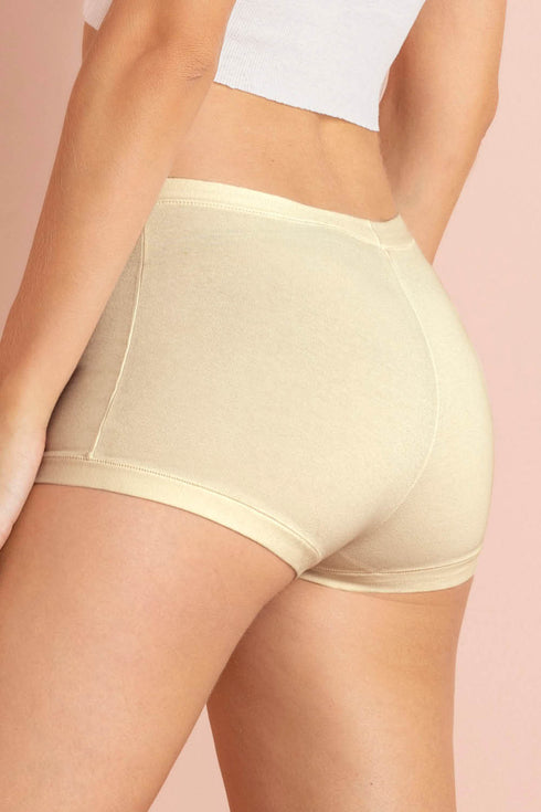 Leonisa Simply Comfortable 3-pack Stretch Cotton Boyshort Panties