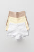 Leonisa Simply Comfortable 3-pack Stretch Cotton Boyshort Panties