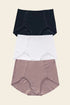 Leonisa 3-pack Full Coverage Comfy Classic Panties