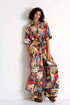 Shan Lina Long linen shirt dress