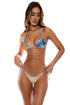 Luli Fama Isla Salvaje Ring Seamless Ruched Back Brazilian Tie Side Bottom