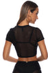 Luli Fama Sheer Intentions Crop Top